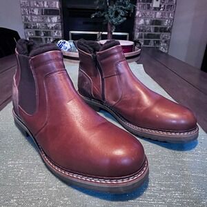 Womens Mera Chelsea Ankle Boot Made in Portugal Brown Leather Size 41 EU 11 US